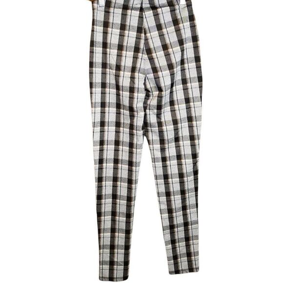 Express High Waist Plaid Leggings sz XS - Picture 3 of 5